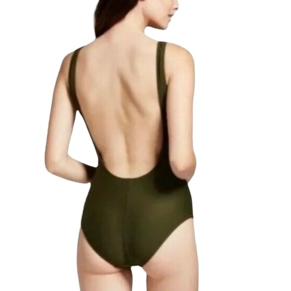 Mossimo Green One Piece Swimsuit Size Medium - Picture 2 of 9